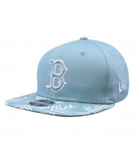 Kids Palm Print 9Fifty Boston beach kiss blue New Era